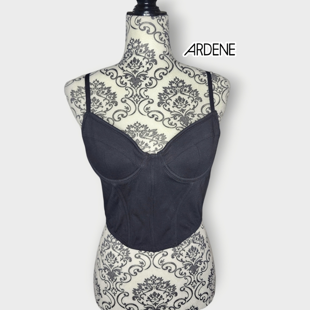ARDENE Black Bustier Top - Medium
